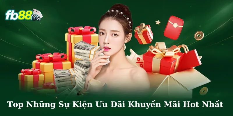 Top những sự kiện ưu - khuyến mãi hot nhất sân chơi